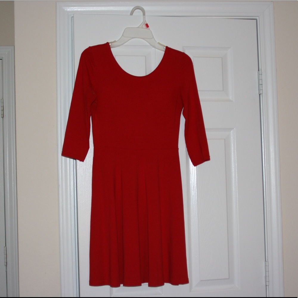 Red dress